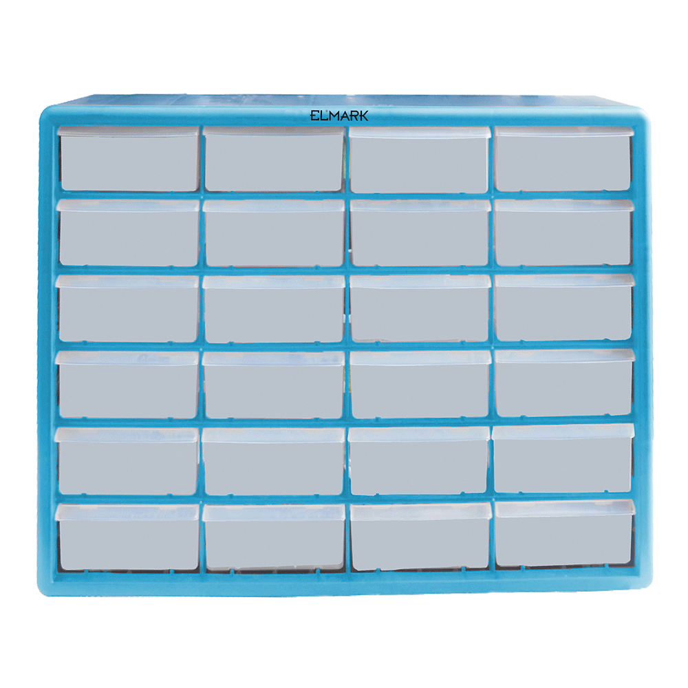 PLASTIKA STORAGE ŠKATLA 24DRAWERS 50X16X39cm NO VIJAK