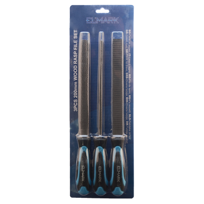 3PCS 200mm WOOD RASP FILE SET