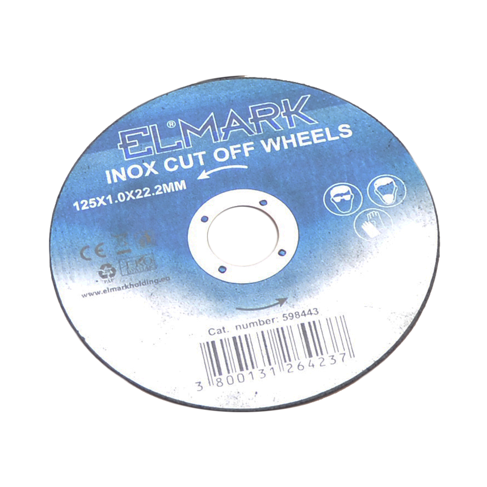 INOX REZAN IZKLOPLJENO WHEELS 125X22.2X1.0mm