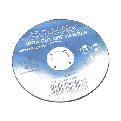 INOX REZAN IZKLOPLJENO WHEELS 125X22.2X1.0mm