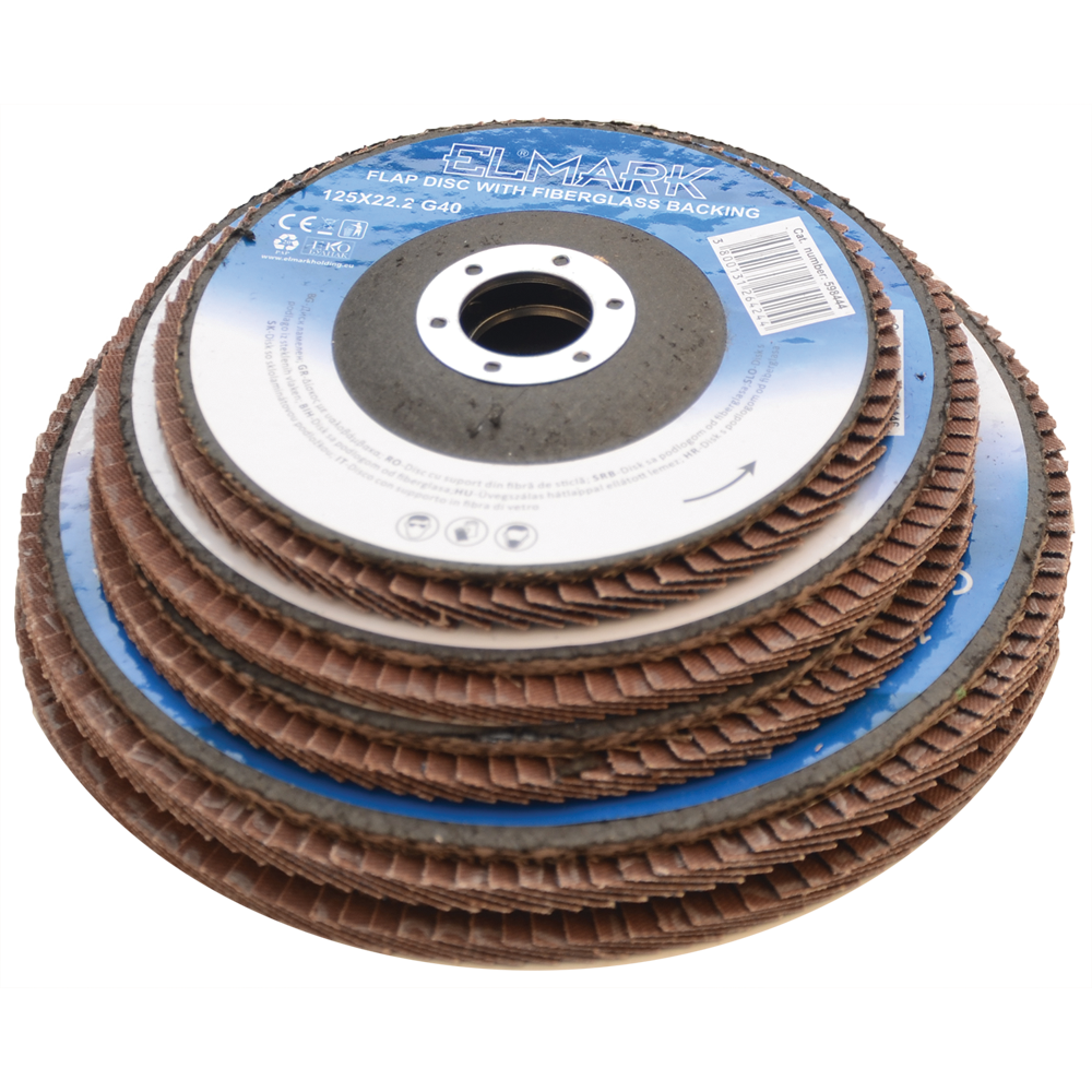 LOPUTA DISK S STEKLENA FIBERGLASS PODPLATO 125X22.2 G40