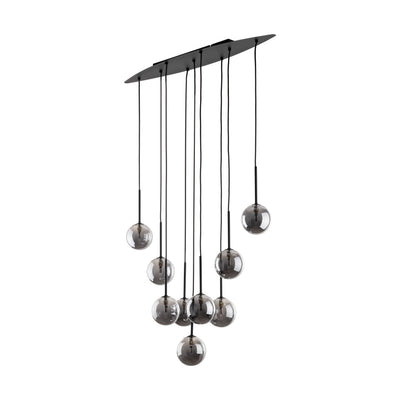 TK Lighting lestenec ESTERA 6148 9XG9 črna