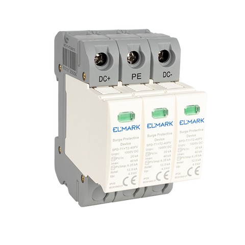 T1+T2 3P SPD DC 1000V 12.5kA