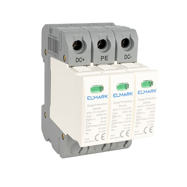 T1+T2 3P SPD DC 1500V 12.5kA