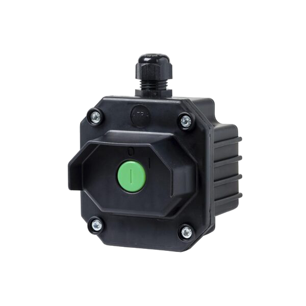 BOX P- 1 START BUTTON WITH 2 ENTRIES, IP65