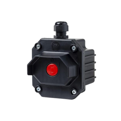 BOX S- 1 STOP BUTTON WITH 1 BUTTON 1 ENTRY, IP65