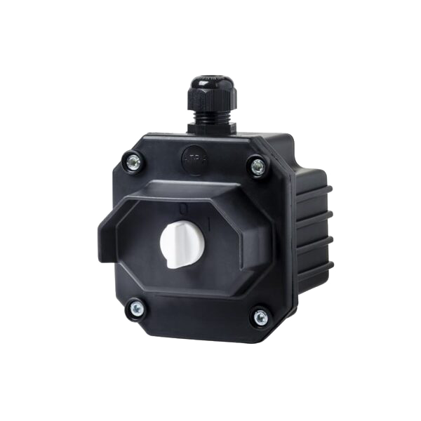 BOX K- 1 SWITCH I-O WITH 2 ENTRIES, IP65