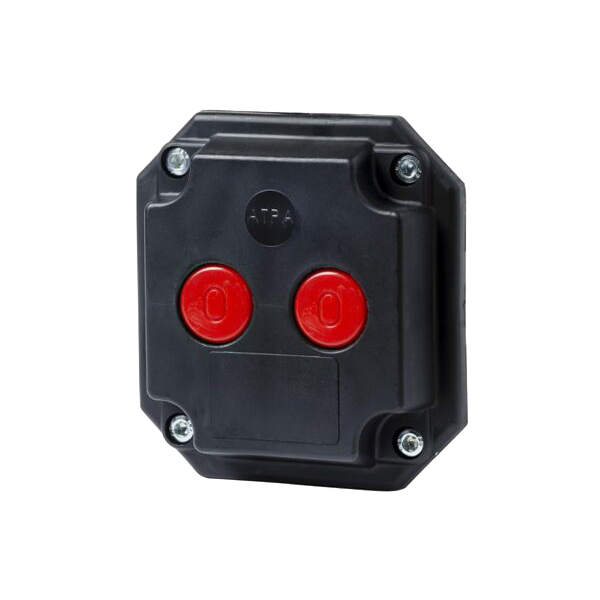 SS- 2 STOP BUTTONS FOR FIXING IN DISTR. BOARD,IP65