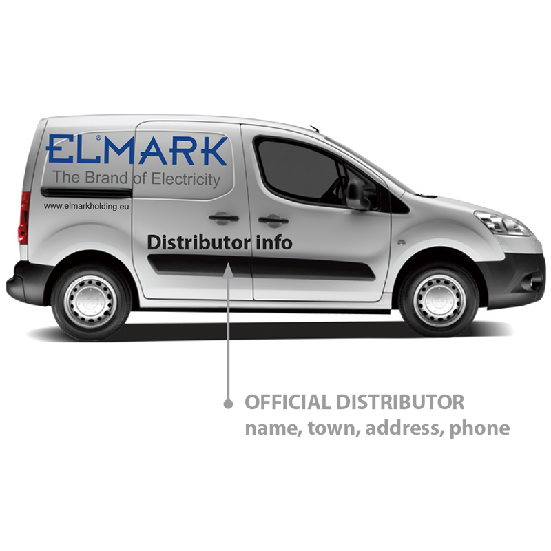 ELMARK MINIVAN NALEPKI 1400x400mm