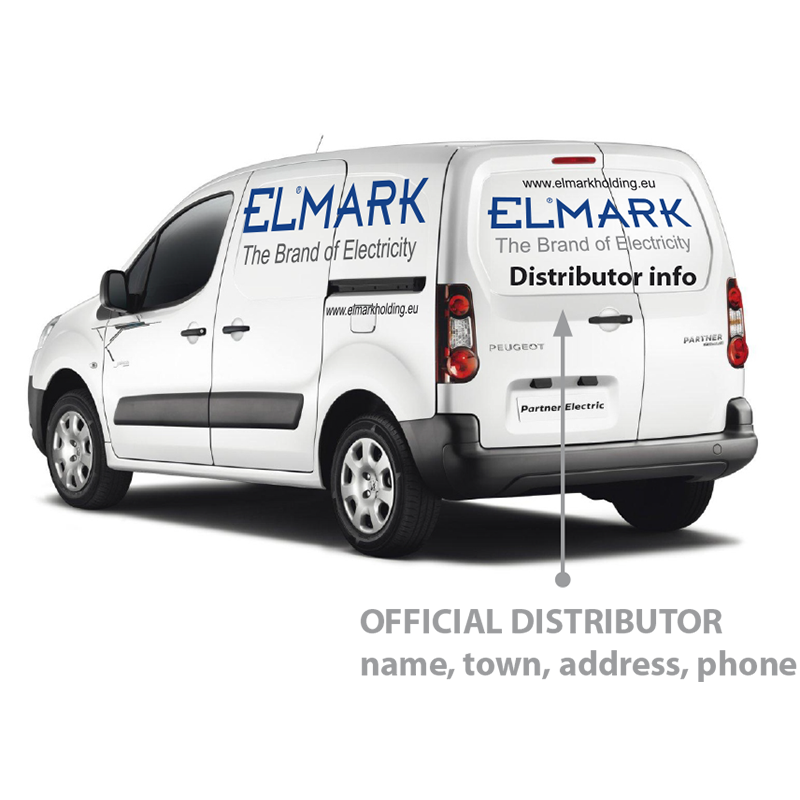 ELMARK MINIVAN NALEPKI 1000x300mm