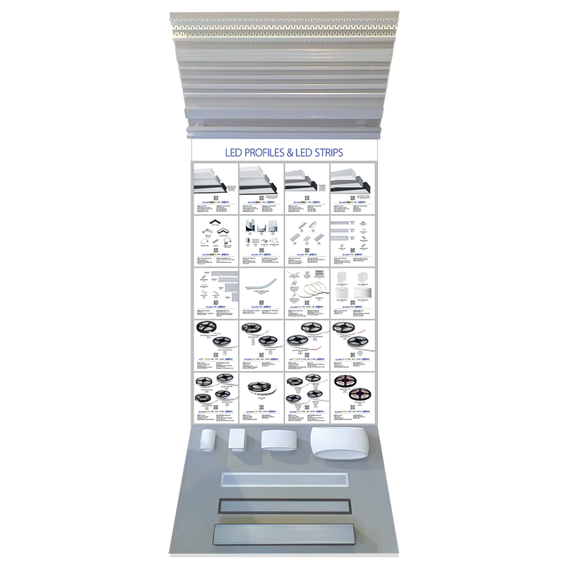 OGLAŠEVALNA STAND- 11 LED PROFILES & LED STRIPS