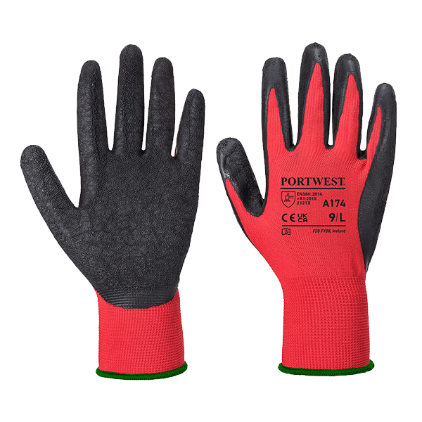 A174 FLEX GRIP LATEKS GLOVE