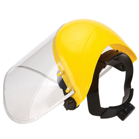 Varnostni za obraz shield s clear visor, adjustable