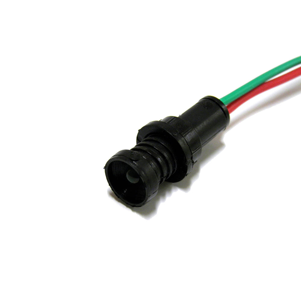 LUČ INDICATOR D5 mm 12-24V AC/DC, RDEČA