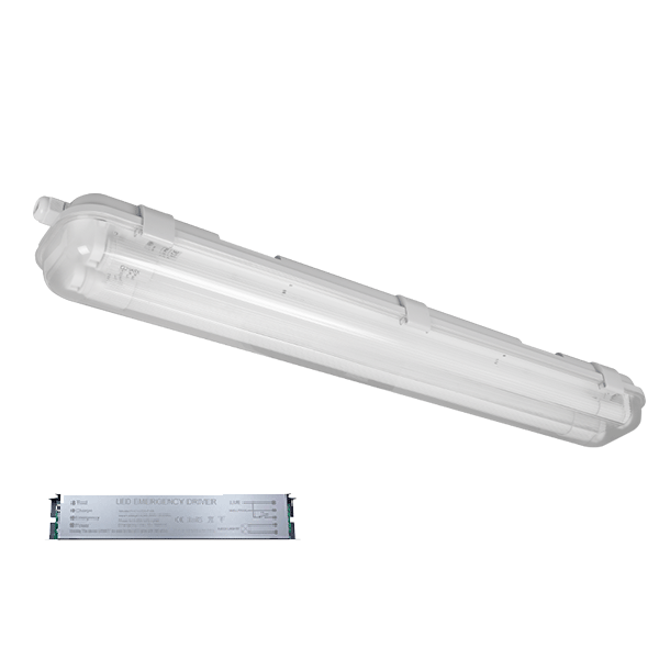 Bella luminaire z LED cevjo (1500mm) 2X24W 4000K-4300K IP65 z zasilnim modulom