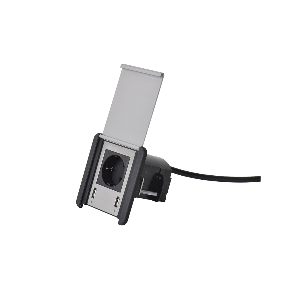 SOURCE COVER 1xSHUKO SOCKET+ 2xUSB A/A COVER B/I/B