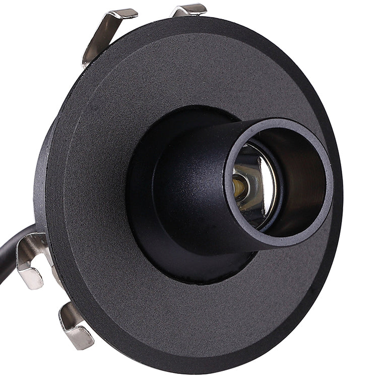 EL-CF03 LED CABINET LIGHT 12V/1W 3000K D39MM, BL.