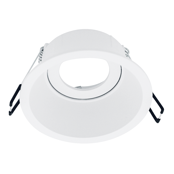 VGRADNA ZAOKROGLA RAZSVETLJAVA EL-259RD GU10 BELA