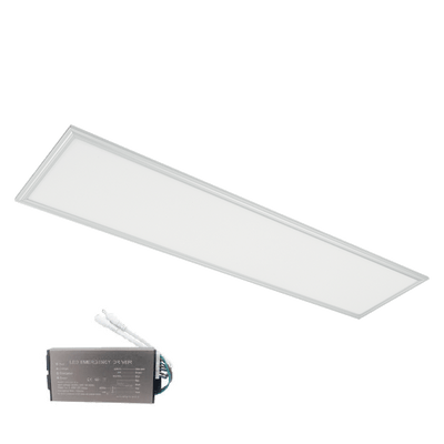 LED panel 48W 4000K 295x1195mm IP54 beli okvir z zasilnim modulom – Elbrand
