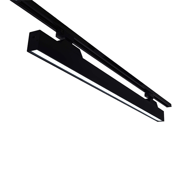 REFLEKTOR ZA TOKOVNO TIRNICO T30 2-LINIJE 24W 30&degCCT ČRNI