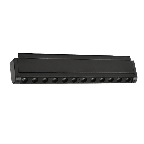 EL-US04 ULTRA SLIM MAGN. LED 48V 12W 3000K BLACK
