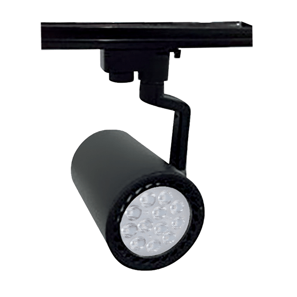 SKY TL808 LED reflektor za tokovno tirnico 15W 4000K 4-LINIJE črni