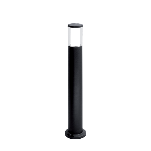 Carlo LED vrtna svetilka 6W CCT 4000K IP55 800mm črna