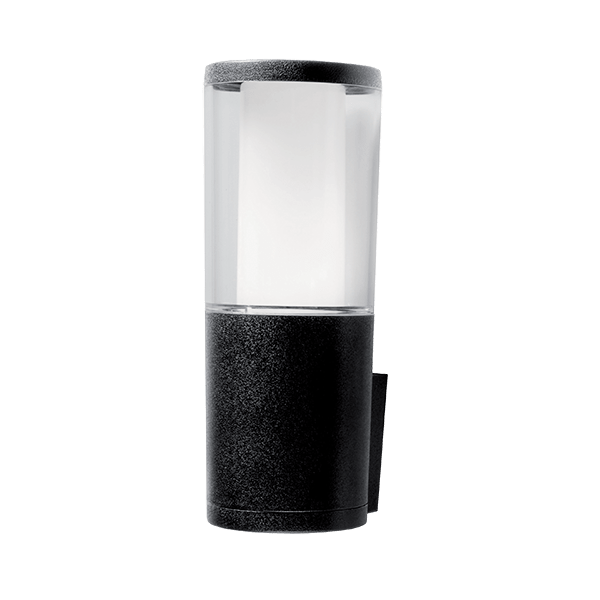 Carlo LED vrtna stenska svetilka 6W CCT 4000K IP55 črna