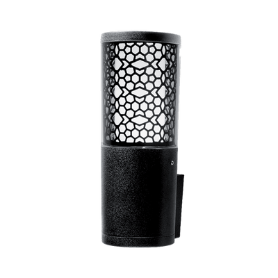 Carlo deco LED vrtna stenska svetilka 6W CCT 4000K IP55 črna – Elbrand