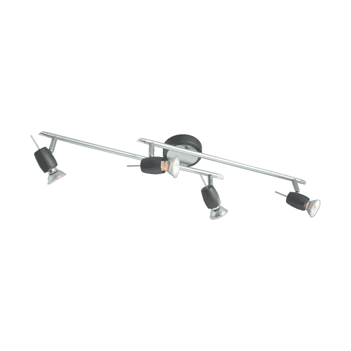 STELLAR VRANA REFLEKTOR Z LED GU10 4X5.5W ČRNA