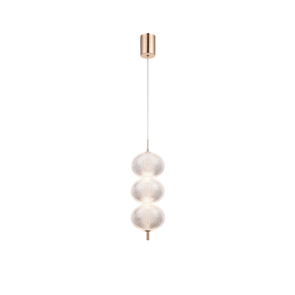 AMARO LED PENDANT 24W 3000K, GOLD