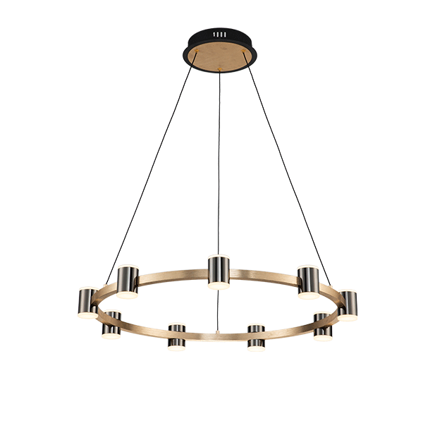 AXEL LED LESTENEC 72W 3000K ČRNA/ZLATNA