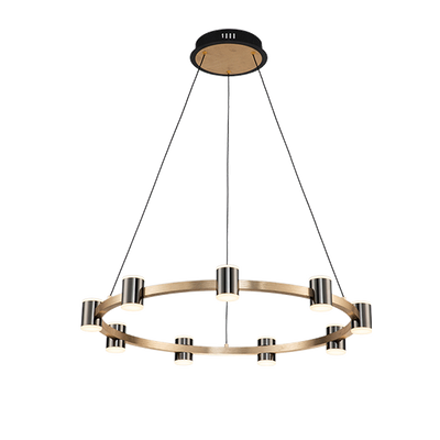 AXEL LED LESTENEC 72W 3000K ČRNA/ZLATNA