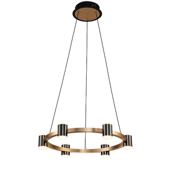 AXEL LED LESTENEC 48W 3000K ČRNA/ZLATNA