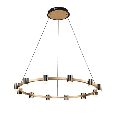AXEL LED LESTENEC 96W 3000K ČRNA/ZLATNA