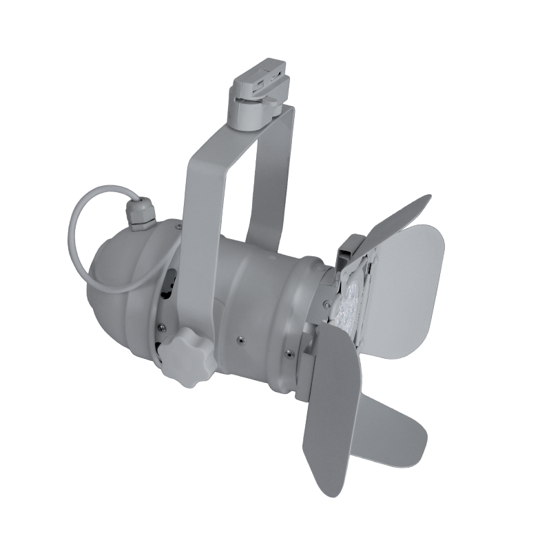 Cinema SKY reflektor za tokovno tirnico E27 PAR30 15W 2700-3000K sivi