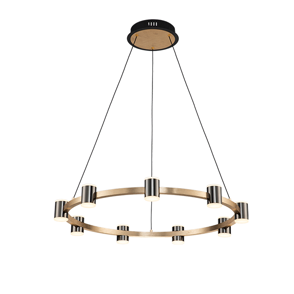 AXEL LED LESTENEC 72W 3000K ČRNA/ZLATNA