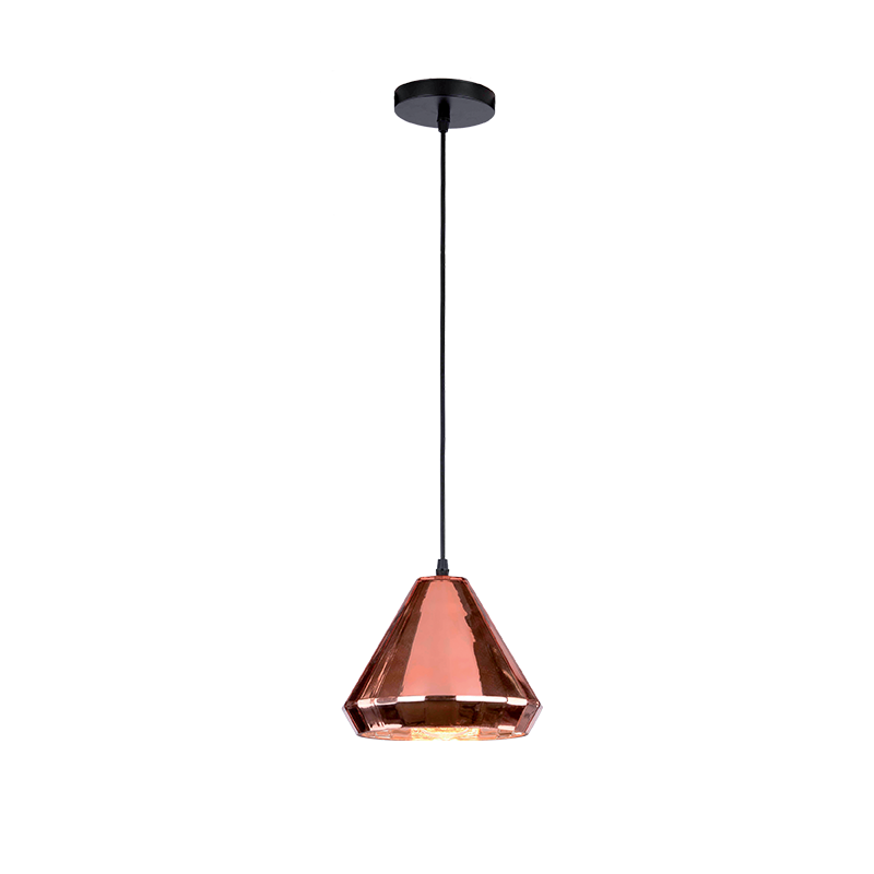 CLARK-1B VISEČA 1XE27 MEDENINA D220mm