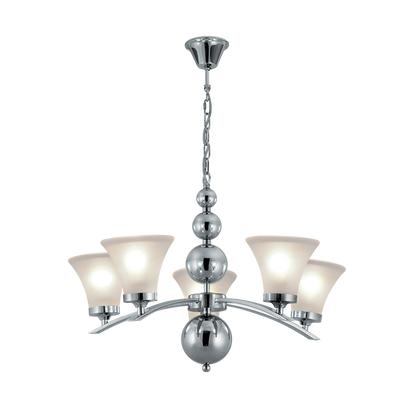 Dara lestenec 5XE27 krom
