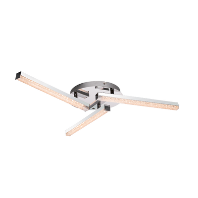 Faye LED stropna svetilka 3X4W 3200K krom