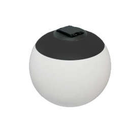 ELMARK LED Svetilka 9 W 48 V CCT, temno siva