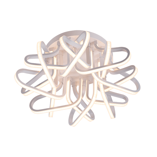 Josey LED lestenec 192W 3000K bela