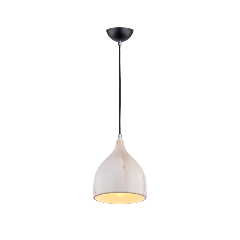 MARBLE-1C VISEČA 1XE27 BELA D170mm