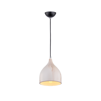 MARBLE-1C VISEČA 1XE27 BELA D170mm