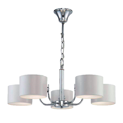 Melody lestenec 5XE27 bela/krom