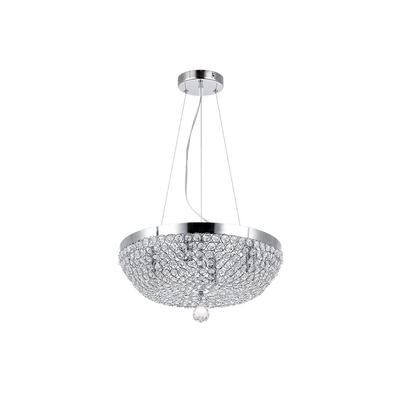 Nia lestenec 4XE14 krom D400mm