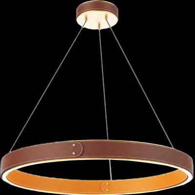 Prestige viseča LED svetilka 49W 3000K, rjava+oranžna