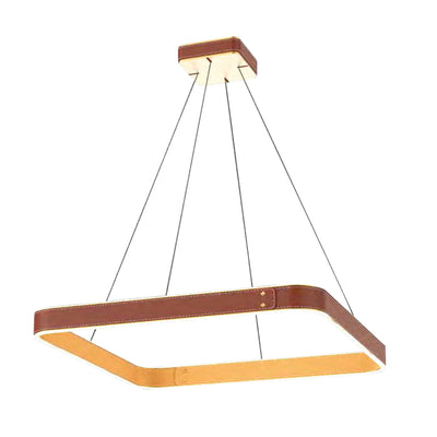 Prestige viseča LED svetilka 73.6W 3000K, rjava+oranžna