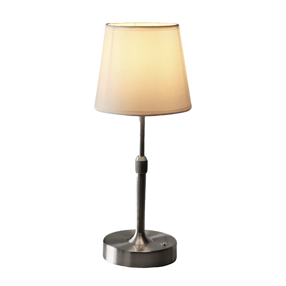 TABLE LAMP 5200MA 2700K DIMMABLE SILVER