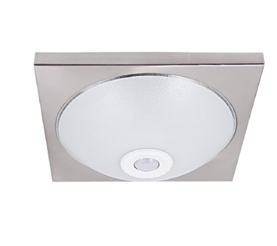 SENSOR STROPNA SVETILKA 2XE27 SATEN NIKELJ 300X300mm